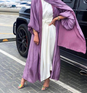 Kimono Abaya Dress – Elegant Eid Muslim Abaya for Women