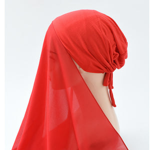 Sunscreen Hijab Hat – Adjustable Sun Protection Veil
