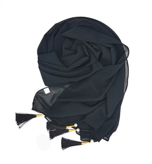 Hijab With Tassel – Elegant Shawl Headscarf for Women