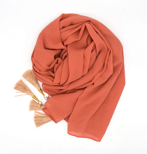 Hijab With Tassel – Elegant Shawl Headscarf for Women