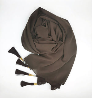 Hijab With Tassel – Elegant Shawl Headscarf for Women