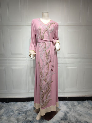 Sequin Embroidery Abaya – Elegant Fashion Robe for Women
