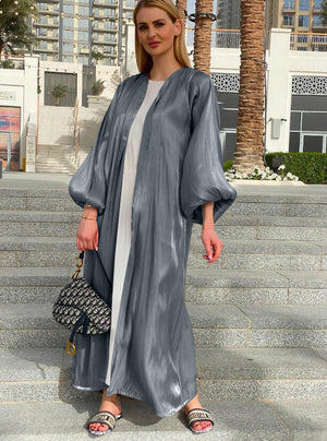 Kimono Abaya Dress – Elegant Eid Muslim Abaya for Women