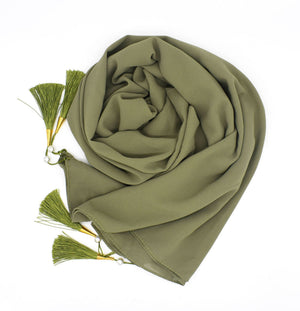 Hijab With Tassel – Elegant Shawl Headscarf for Women