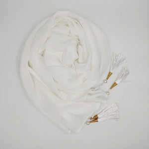 Hijab With Tassel – Elegant Shawl Headscarf for Women