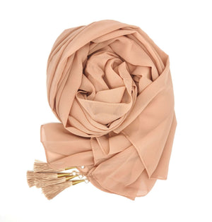 Hijab With Tassel – Elegant Shawl Headscarf for Women